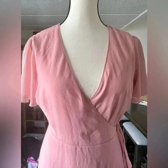 Show Me Your‎ MuMu Noelle Flutter Dress Sz Small - Picture 6 of 16